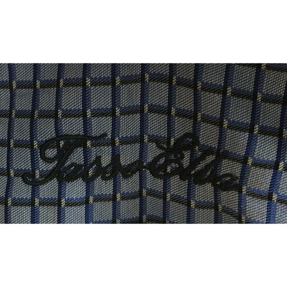 Tasso Elba Shirt Men's Size XXL Blue Plaid Button Up Long Sleeve Cotton - Picture 4 of 5